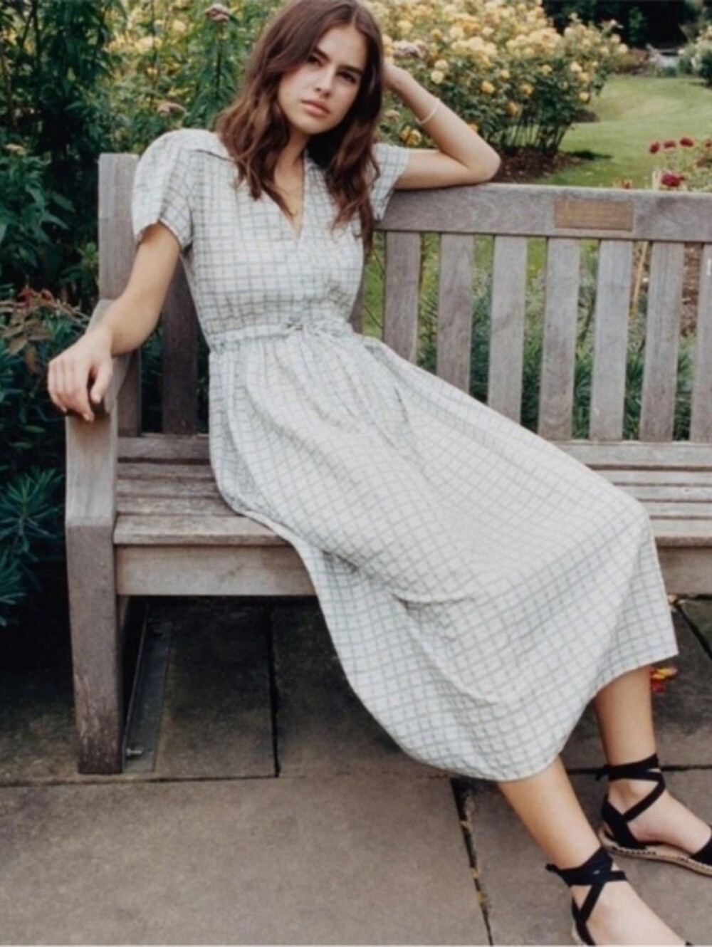Christy Dawn Lotus Gingham Dawn Dress